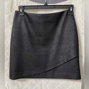 Club Monaco leather skirt